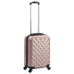 Trolley a Custodia Rigida Oro Rosa ABS