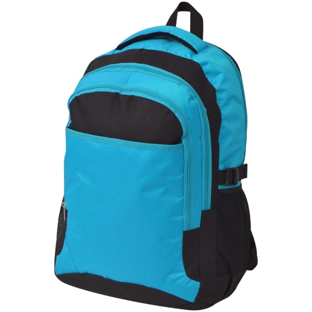 Zaino da Scuola 40 L Nero e Blu