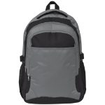 Zaino da Scuola 40 L Nero e Grigio