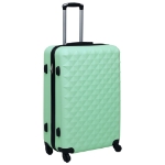 Set Valigie Trolley a Custodia Rigida 2 pz Menta in ABS