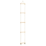 Scala di Corda per Bambini in Legno Massello e PE 30x168 cm