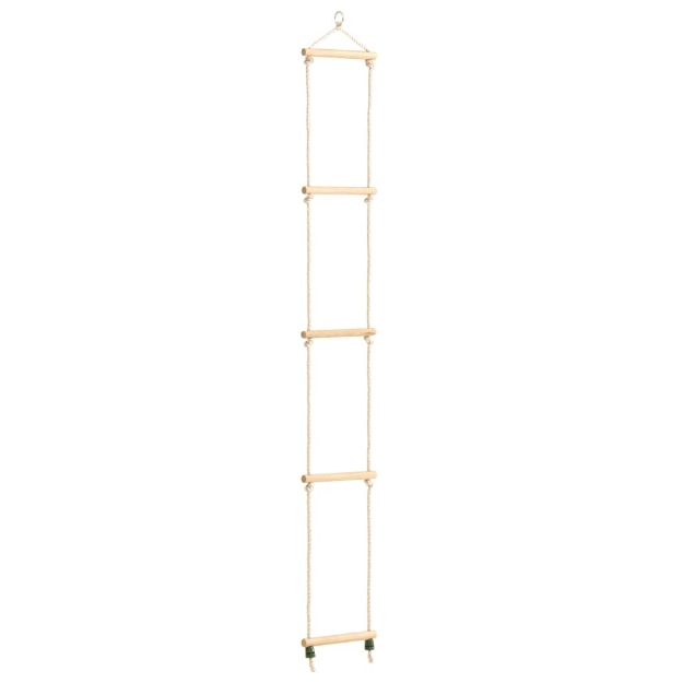 Scala di Corda per Bambini in Legno Massello e PE 30x168 cm