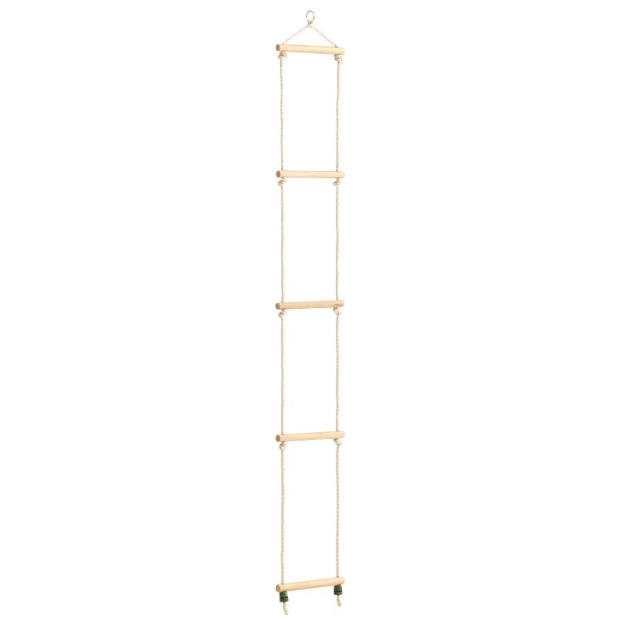 Scala di Corda per Bambini in Legno Massello e PE 30x168 cm