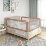 Sponda Letto di Sicurezza per Bambini Tortora 140x25 cm Tessuto