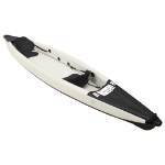 Kayak Gonfiabile Nero 424x81x31 cm in Poliestere