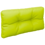 Cuscino per Pallet Verde Brillante 70x40x12 cm in Tessuto