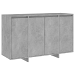 Credenza Grigio Cemento 120x41x75 cm in Truciolato