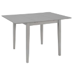 Set per Sala da Pranzo 5 pz in MDF Grigio