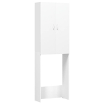 Mobile per Lavatrice Bianco 64x25,5x190 cm