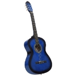 Chitarra Classica per Principianti con Custodia Blu 4/4 39"