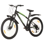 Mountain Bike 21 Speed 26" Ruote 46 cm Nero