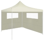 Parete con Finestre per Gazebo 6x2 m Crema