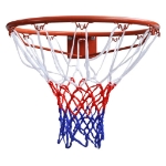 Set Canestro da Basket con Rete Arancione 45 cm