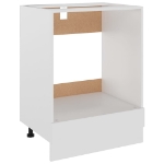 Armadio per Forno Bianco 60x46x81,5 cm in Legno Multistrato