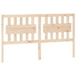 Testiera per Letto 165,5x4x100 cm in Legno Massello di Pino