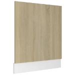 Pannello Lavastoviglie Rovere Sonoma 59,5x3x67 cm in Truciolato