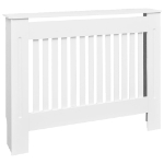 Armadietto Copritermosifone in MDF Bianco 112 cm