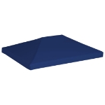 Copertura Superiore per Gazebo 310 g/m² 4x3 m Blu