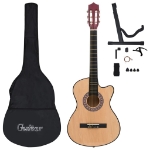 Set Chitarra Acustica Western 12 pz con 6 Corde 38"