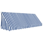 Tenda da Sole per Bistrò 350x120 cm Blu e Bianca