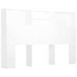 Testiera con Contenitore Bianco 160x19x103,5 cm