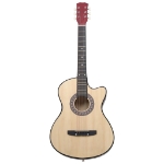 Chitarra Acustica Western con 6 Corde 38" in Legno di Tiglio