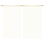 2 Pz Tende a Fili 140x250 cm Crema