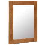 Specchio 40x50 cm in Legno Massello di Rovere