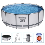 Bestway Steel Pro MAX Set Piscina Rotonda 396x122 cm