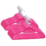 Set Appendiabiti 50 pz Antiscivolo Rosa in Velluto