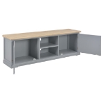 Mobile Porta TV Grigio 120x30x40 cm in Legno