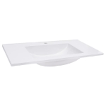 Lavabo da Incasso 800x460x130 mm in SMC Bianco