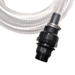 Tubo di Aspirazione con Connettori 7 m 22 mm Bianco