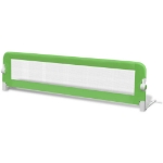 Sponde Letto per la Sicurezza dei Bambini 2 pz Verde 150x42 cm