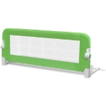 Sponde Letto per la Sicurezza dei Bambini 2 pz Verde 102x42 cm