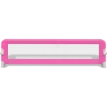 Barriera di Sicurezza per Letto Bambino 150 x 42 cm Rosa