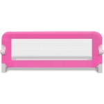 Barriera di Sicurezza per Letto Bambino 102 x 42 cm Rosa