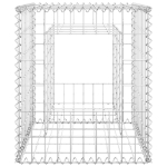 Cesto a Gabbione a Torre 50x50x60 cm in Ferro