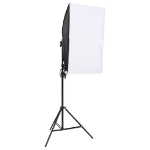 Kit per Studio Fotografico 9 pz con Set di Luci e Softbox