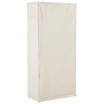 Armadio Bianco 79x40x170 cm in Tessuto