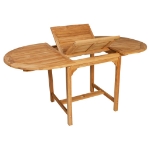 Set da Pranzo da Giardino 5 pz in Legno Massello di Teak