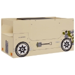 Set Tavolo e Sedia per Bambini 3 pz Auto Fuoristrada in MDF