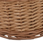 Cesta per Legna con Maniglie 88x57x34cm Salice Naturale