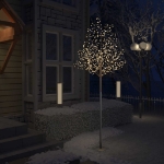 Albero di Natale 600 LED Bianco Caldo Ciliegio in Fiore 300 cm