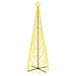 Albero di Natale a Cono Bianco Caldo 500 LED 100x300 cm