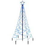 Albero di Natale con Puntale Blu 200 LED 180 cm