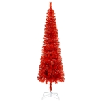 Albero di Natale Sottile Rosso 150 cm