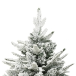 Albero di Natale Artificiale con Neve Verde 150 cm PVC e PE