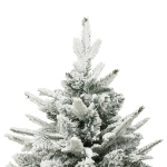 Albero di Natale Artificiale con Neve Verde 180 cm PVC e PE
