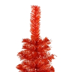 Albero di Natale Sottile Rosso 150 cm